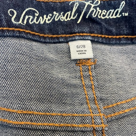 Denim Blue Mini Skirt size 6/28 - Picture 3 of 3